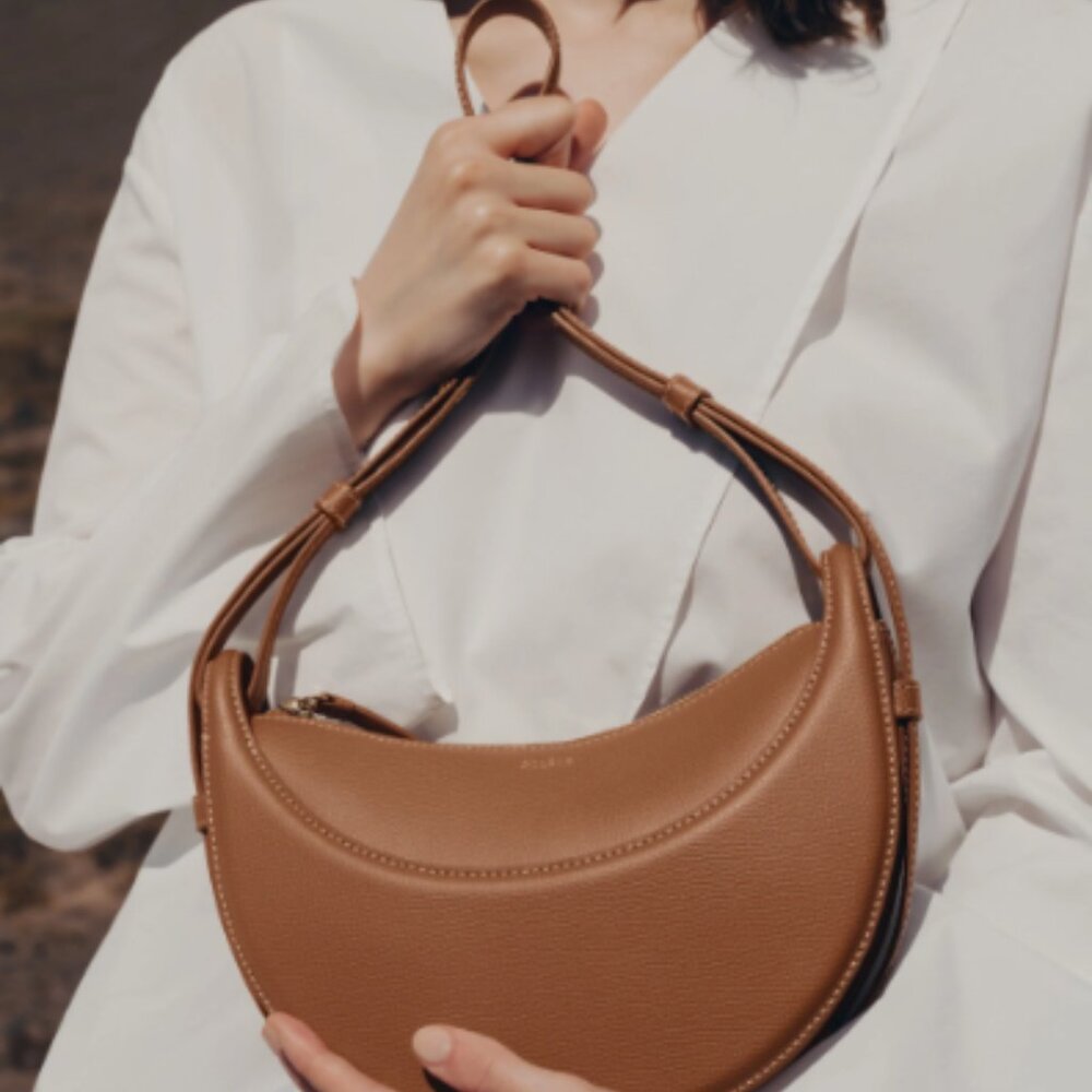 Polene Numero Dix Purse in Textured Camel - Picture 1 of 10